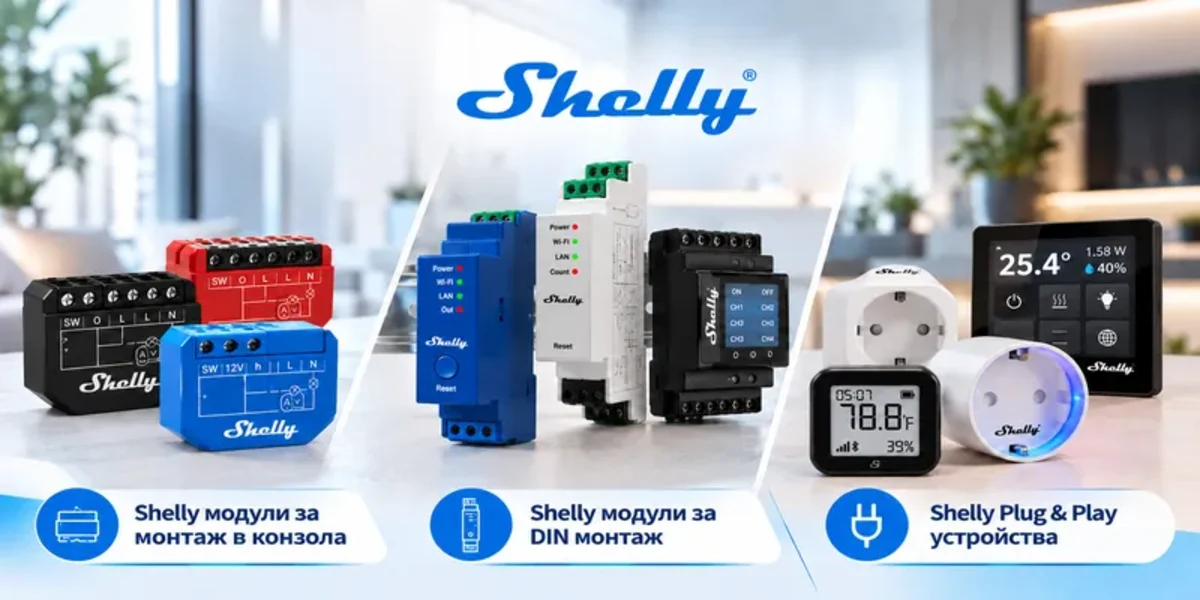 Shelly: умен дом зад ключа