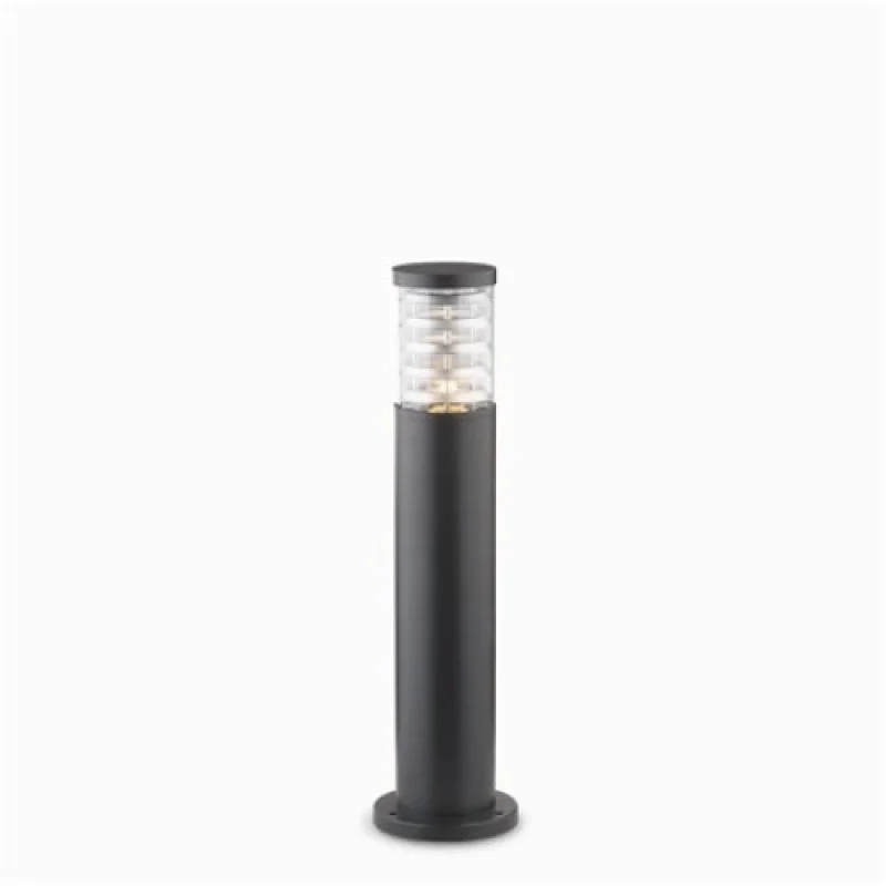 Bollard Lights Tronco PT1 Small Black 004730 – Ideal Lux garden bollard in black, 1x60W, IP44