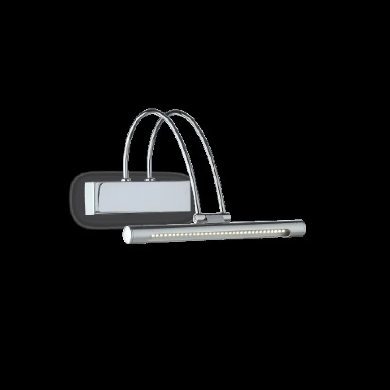 Picture Lights Bow AP36 Chrome 005386 – Ideal Lux LED wall light for pictures in chrome, 35x0,07W, 3000K, IP21
