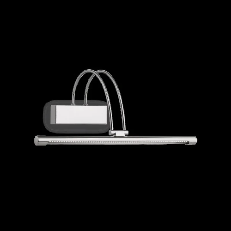 Bow AP66 Chrome 007045 – Ideal Lux LED wall light for pictures in chrome, 66x0,07W, 3000K, IP21