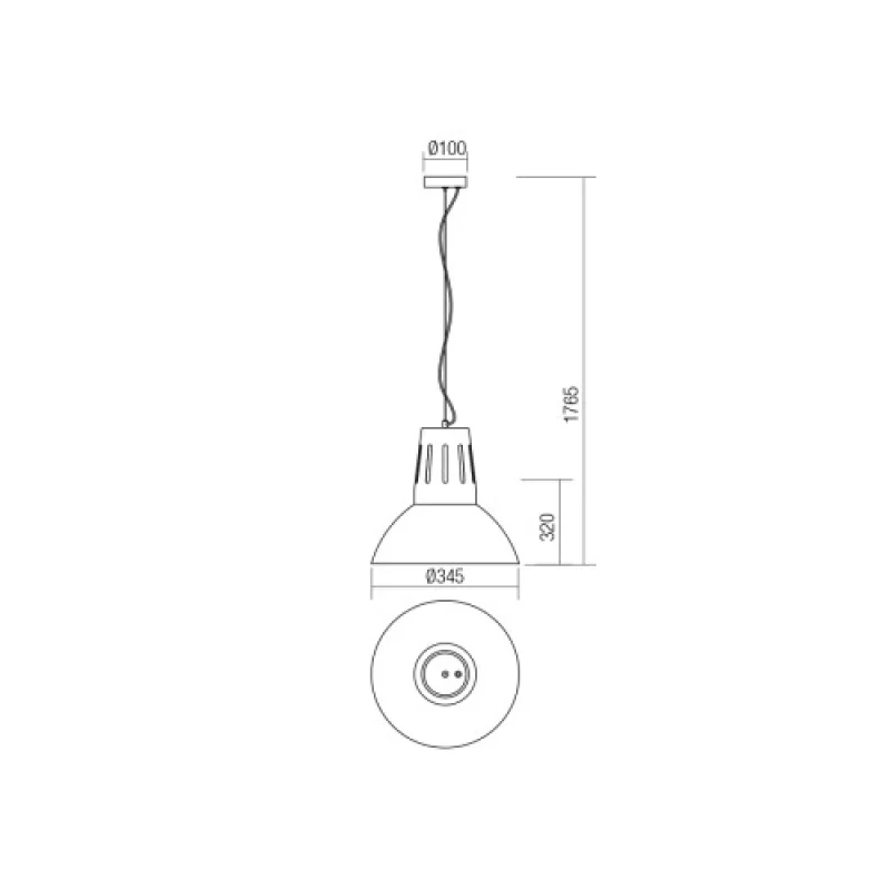 Peep 01-1282 – Smarter пендел в матово бял, 1x42W, IP:20