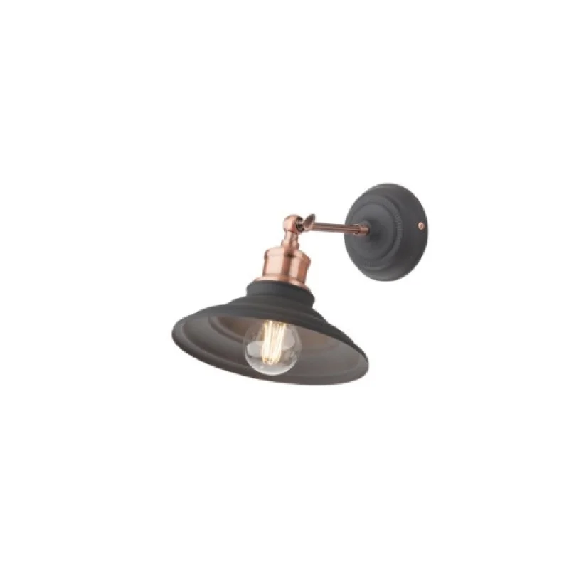 Wall Lights Spinner 01-1289 – Smarter wall light in matt black, 1X42W, IP20