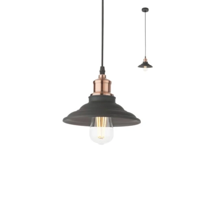 Pendant Lights Spinner 01-1292 – Smarter pendant in matt black, 1X42W, IP20