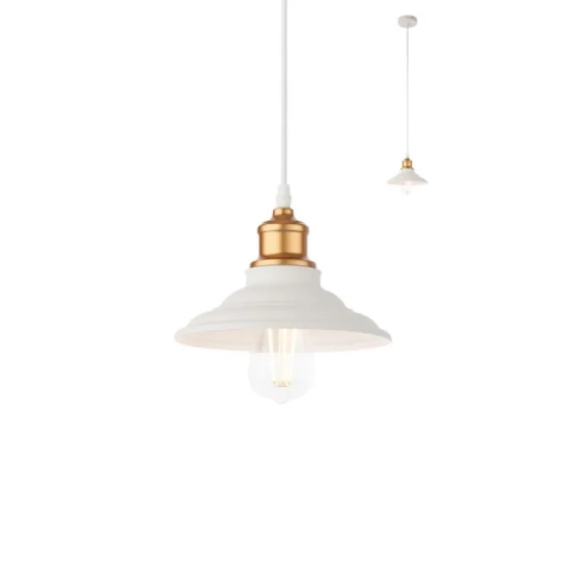 Pendant Lights Spinner 01-1293 – Smarter pendant in matt white, 1X42W, IP20