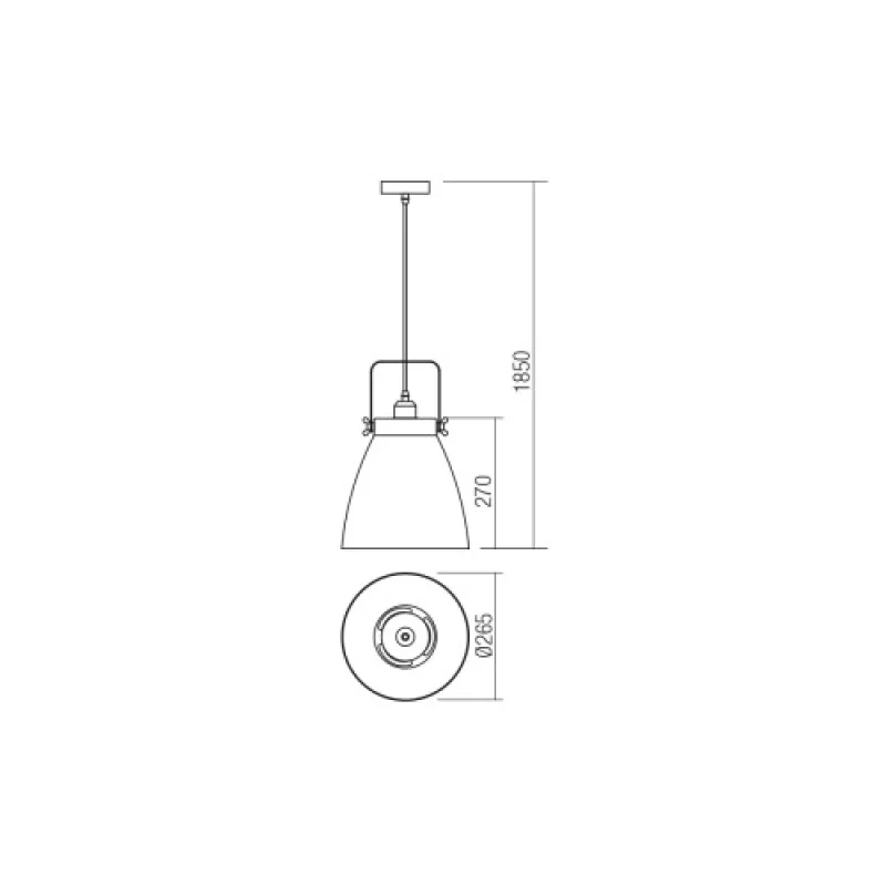 Arne 01-1311 – Smarter пендел в матово бял, 1X42W, IP:20