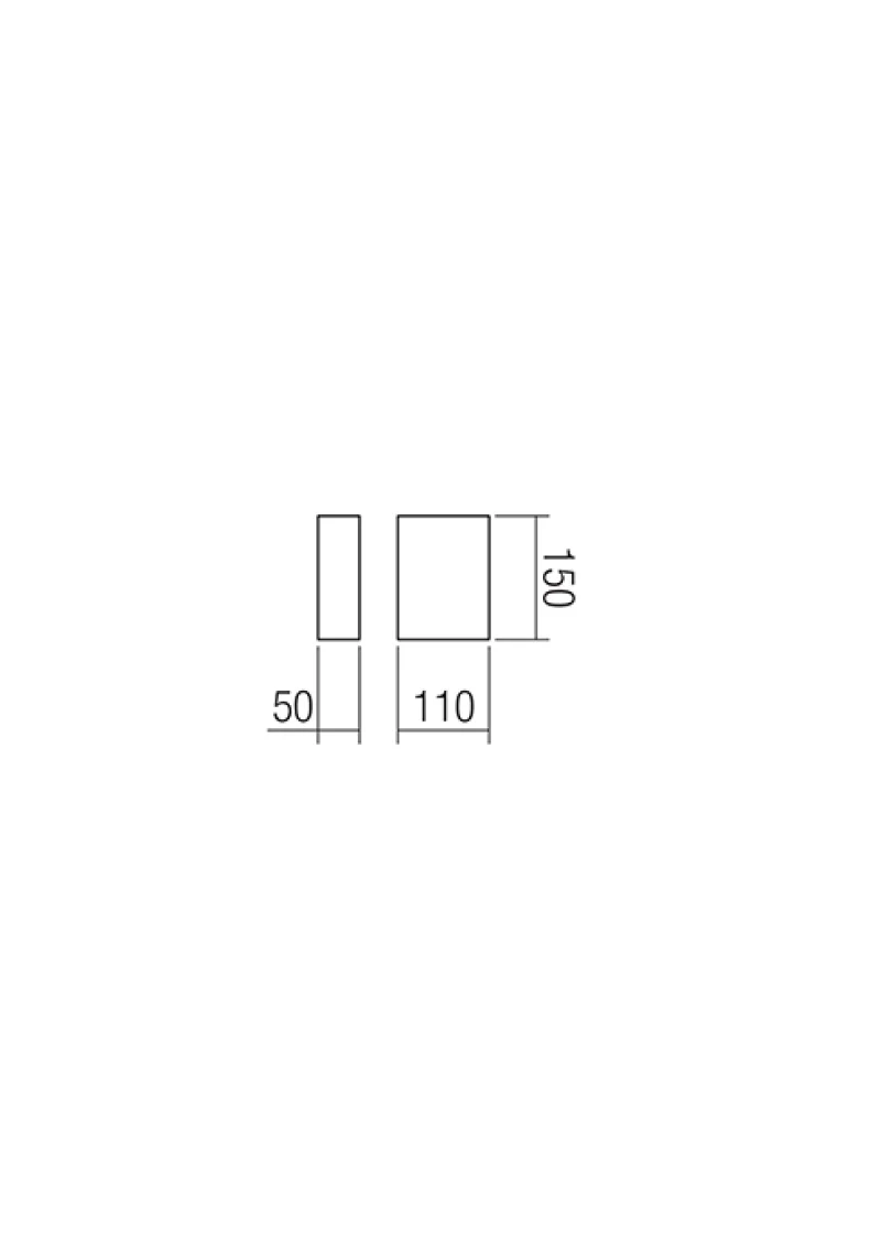 Match 01-1448 – REDO LED аплик в матово черен, 1X6W, 3000K, IP20