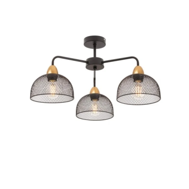 Полилеи Tamis 01-1570 – Smarter полилей в матово черен, 3X42W, IP:20