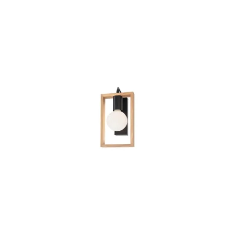 Wall Lights Timber 01-1663 – Smarter wall light in matt black, 1X42W, IP20