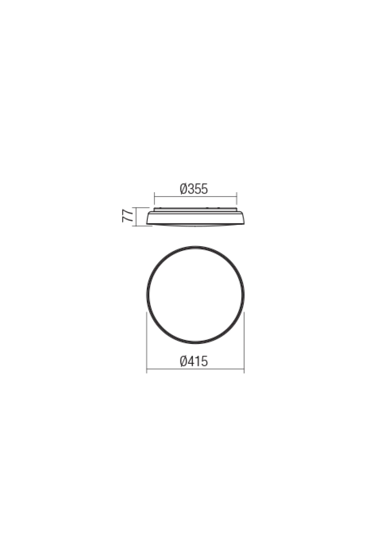 Erie 01-1679 – REDO LED плафон в матово бял, 24W, 3000K, IP20
