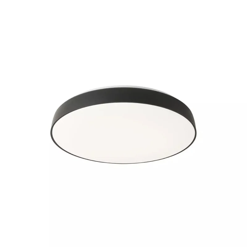 LED плафони Erie 01-1680 – REDO LED плафон в матово черен, 24W, 3000K, IP20