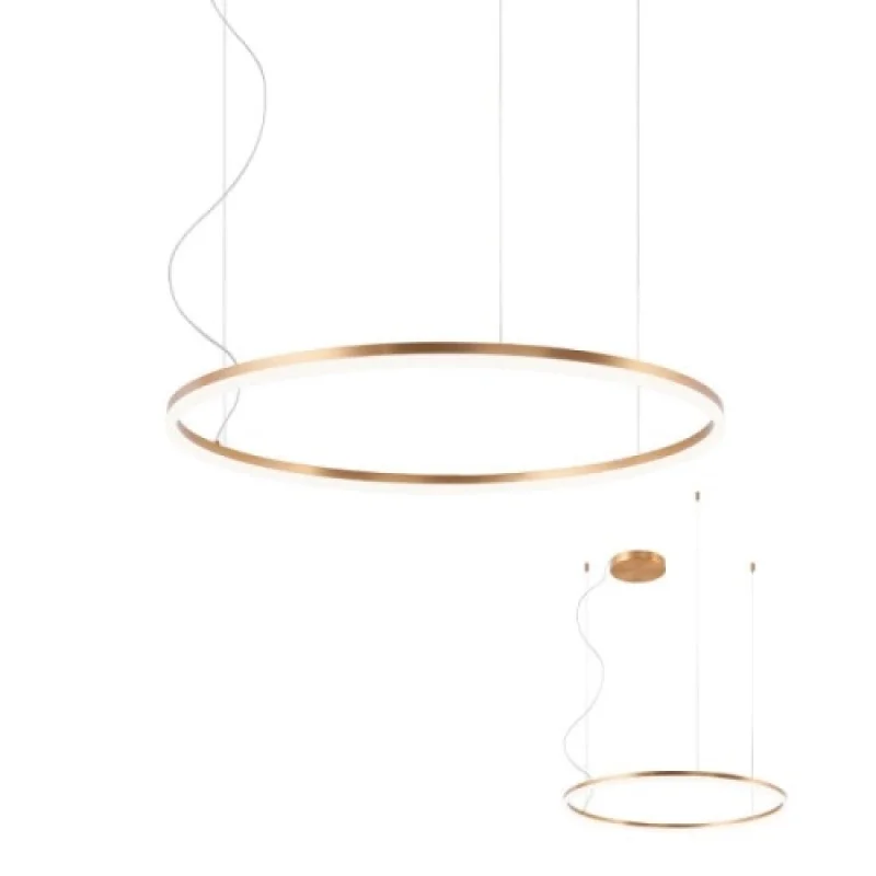 LED пендели и полилеи Dali 01-1713 – REDO LED пендел в бронз, 55W, 3000K, IP20