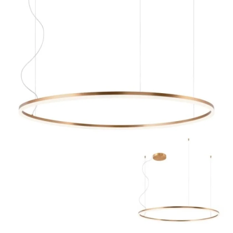 LED пендели и полилеи Dali 01-1717 – REDO LED пендел в бронз, 76W, 3000K, IP20