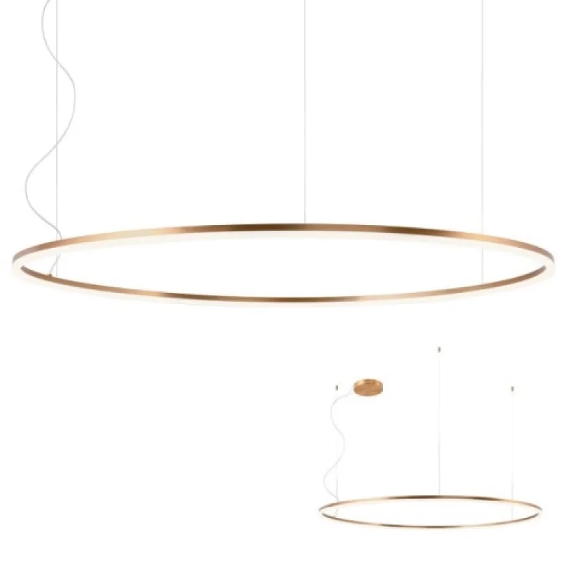 LED пендели и полилеи Dali 01-1719 – REDO LED пендел в бронз, 110W, 3000K, IP20