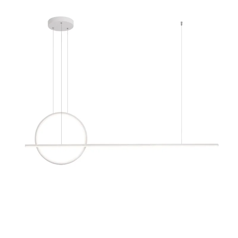 LED пендели и полилеи Giotto 01-1734 – REDO LED пендел в матово бял, 49W, 3000K, IP20