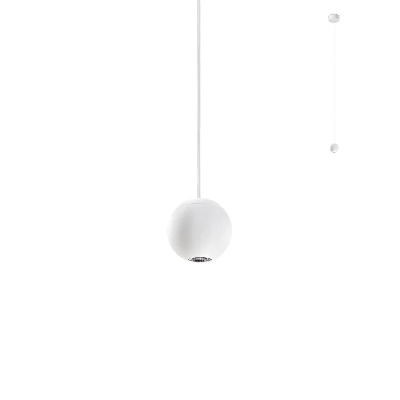 LED Pendants & Chandeliers Obo 01-1832 – REDO LED pendant in matt white, 4,5W, 3000K, IP20