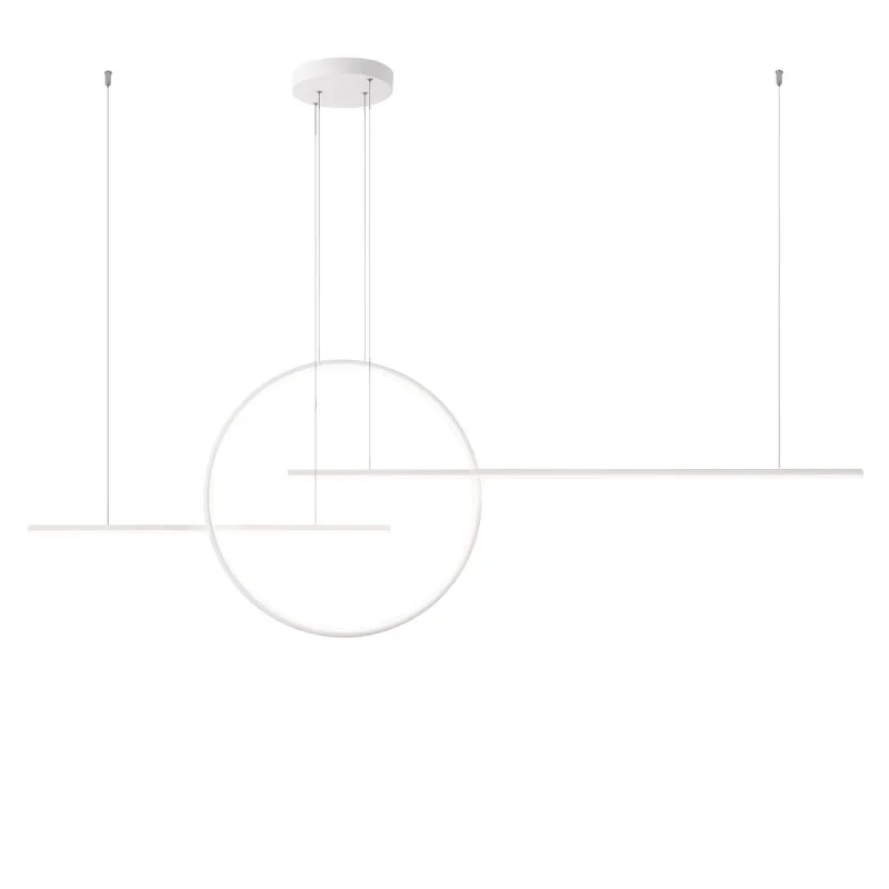 LED пендели и полилеи Giotto 01-1849 – REDO LED пендел в матово бял, 66W, 4000K, IP20