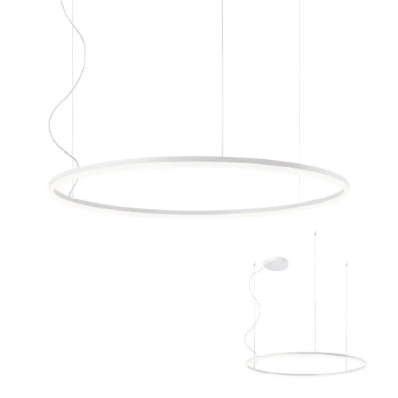 LED пендели и полилеи Dali 01-1916 – REDO LED пендел в матово бял, 68W, 4000K, IP20
