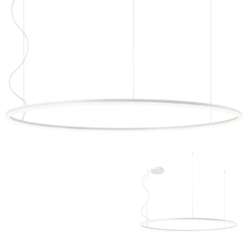 LED пендели и полилеи Dali 01-1920 – REDO LED пендел в матово бял, 110W, 4000K, IP20