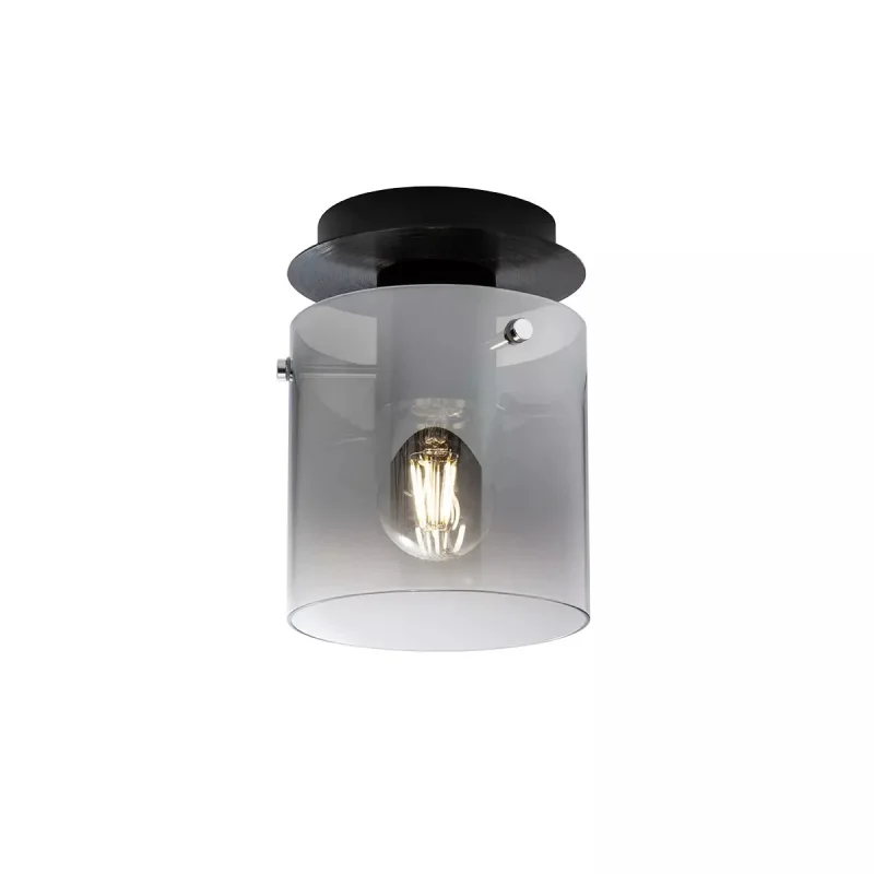 Outdoor Downlights Lou 01-2005 – REDO downlight for outdoor mounting in black, 1X42W, IP20