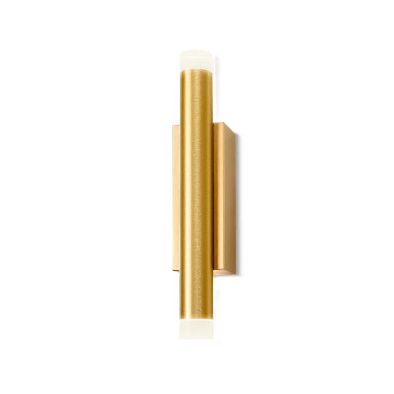 Wall Lights Madison 01-2030 – REDO LED wall light in matt brass, 2X4W, 3000K, IP20