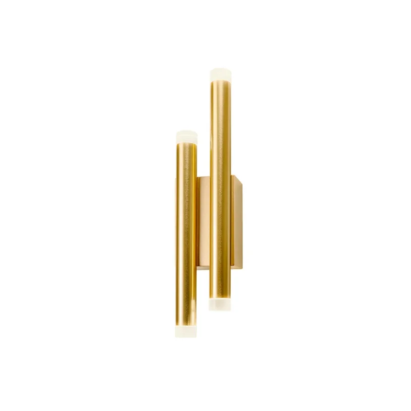 Wall Lights Madison 01-2033 – REDO LED wall light in matt brass, 4X4W, 3000K, IP20
