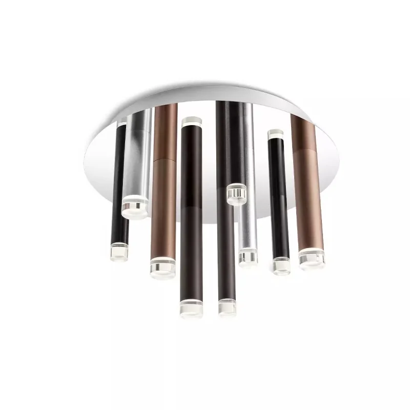 LED плафони Madison 01-2042 – REDO LED плафон в хром, 9X4W, 3000K, IP20