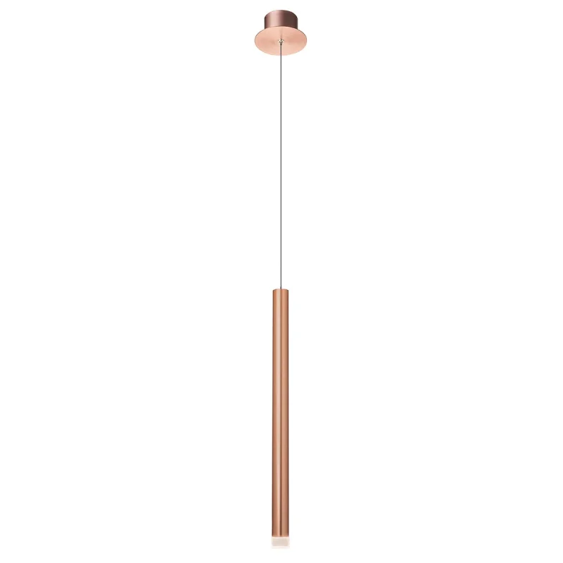 LED Pendants & Chandeliers Madison 01-2044 – REDO LED pendant in matt copper, 1X4W, 3000K, IP20