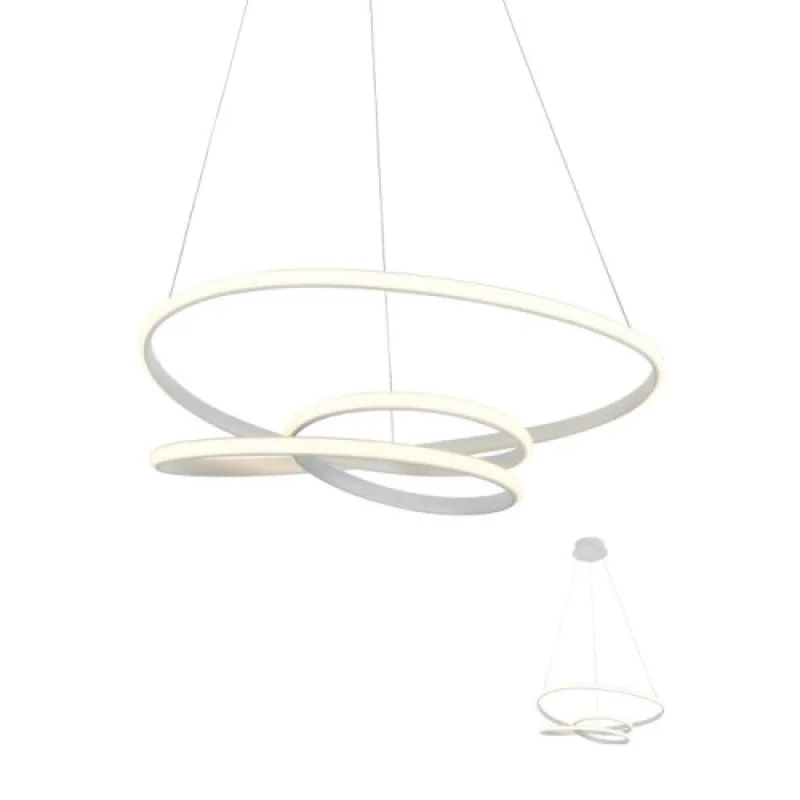 LED пендели и полилеи Sintra 01-2191 – Smarter LED пeндел в матово бял, 57W, 3000K, IP20
