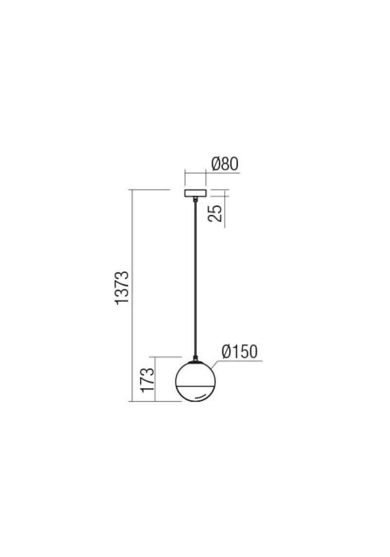 Berry 01-2264 – REDO пендел в матиран месинг, 1X28W, IP20
