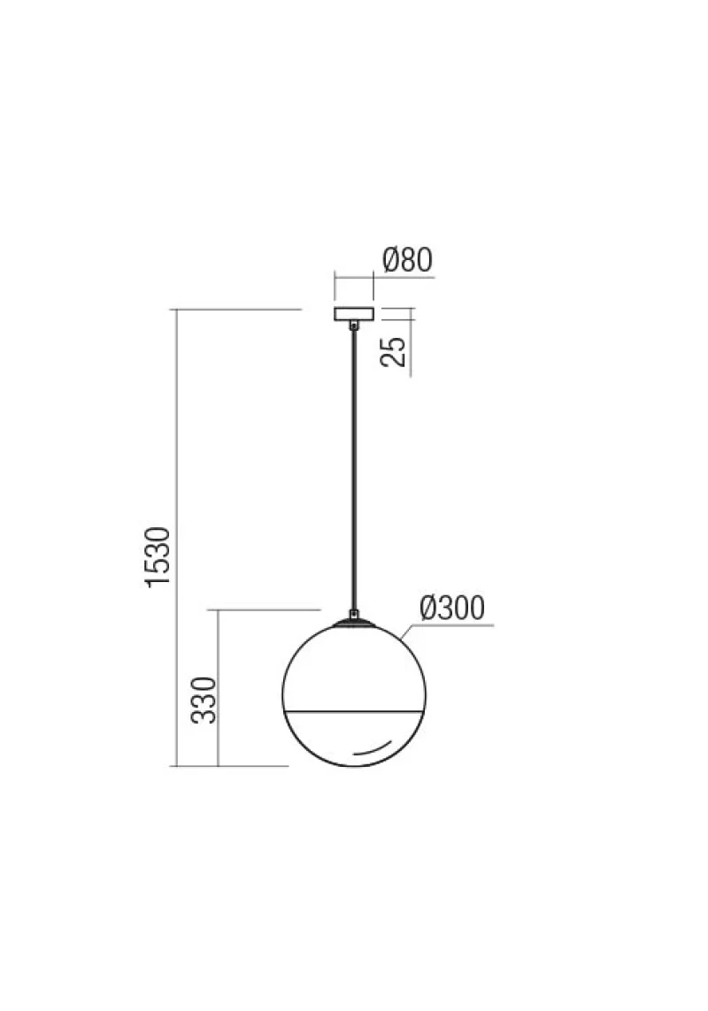 Berry 01-2271 – REDO пендел в хром, 1X42W, IP20