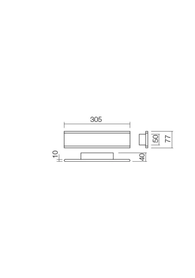 Rail 01-2298 – REDO LED аплик в бял мат, 16W, 3000K, IP20