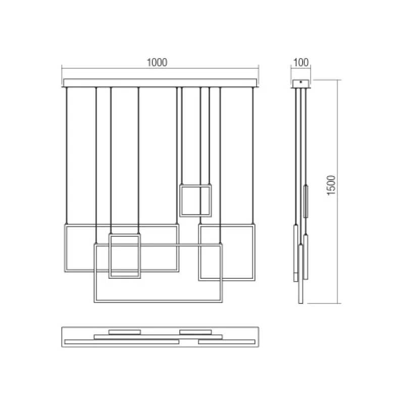 Plana 01-2316 – Smarter пендел в матово бял, 80W, 3000K, IP:20