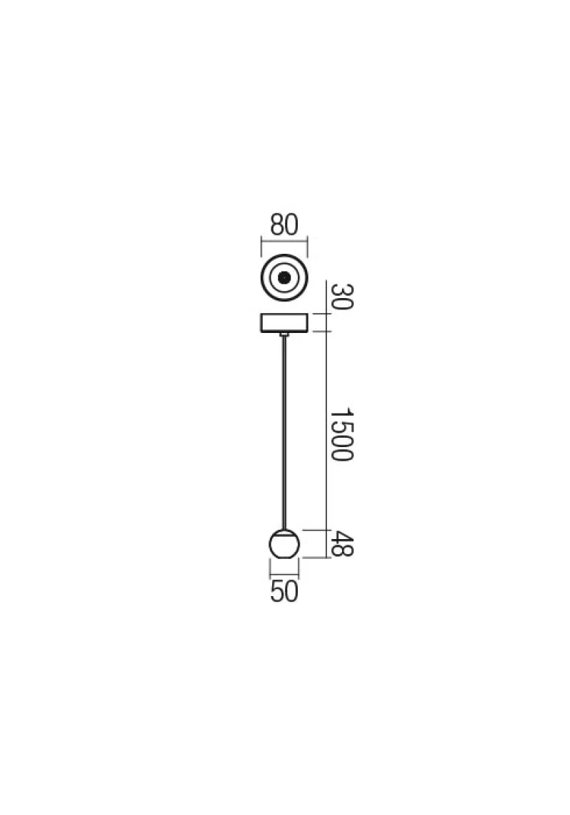 Obo 01-2357 – REDO LED пендел в матиран месинг, 4,5W, 3000K, IP20