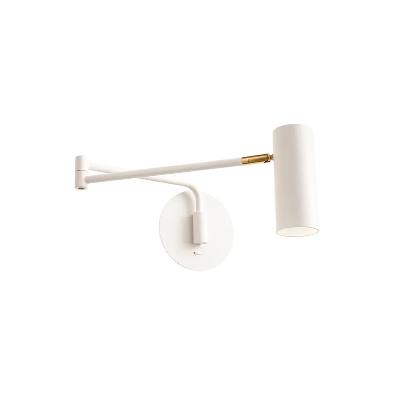 Стенно осветление (аплици) Pivot 01-2368 – REDO аплик в матово бял, 1X40W, IP20