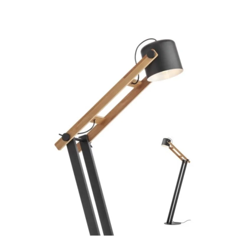 Floor Lamps Pooh 01-2405 – Smarter floor lamp in matt black, 1X42W, IP20