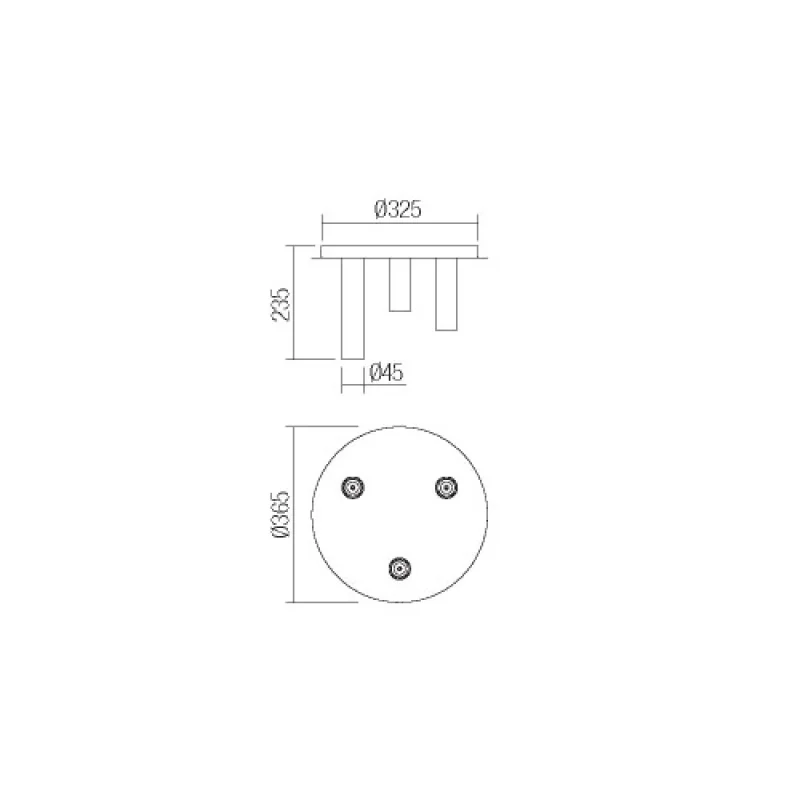 Taj 01-2412 – Smarter ceiling light in matt gold, 3X42W, IP:20