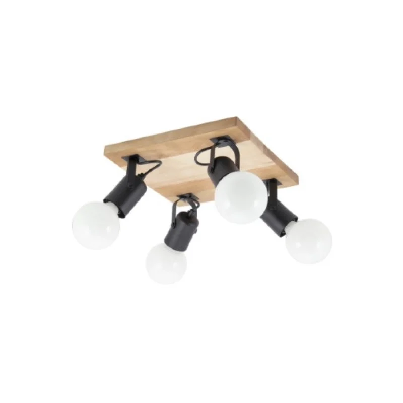 Spotlights Taffi 01-2417 – Smarter spotlight in matt black, 4X42W, IP20