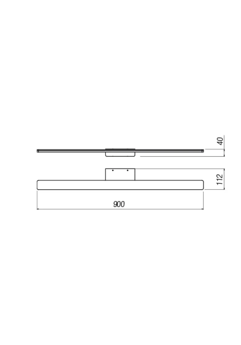 Barrio 01-2508 – REDO LED аплик за баня в черен, 27,39W, 4000K, IP44