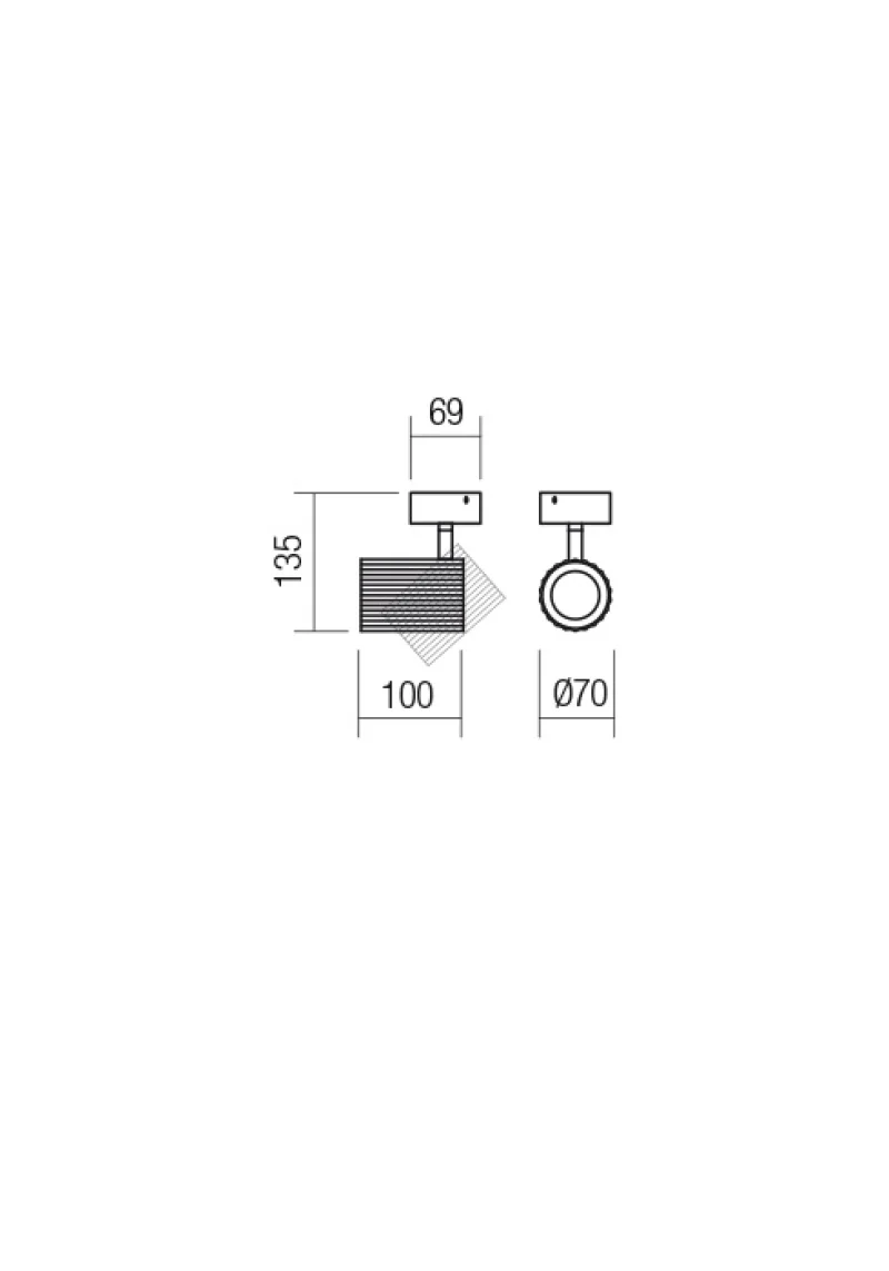 Delphi 01-2552 – REDO спот в бял, 1X7W, IP20