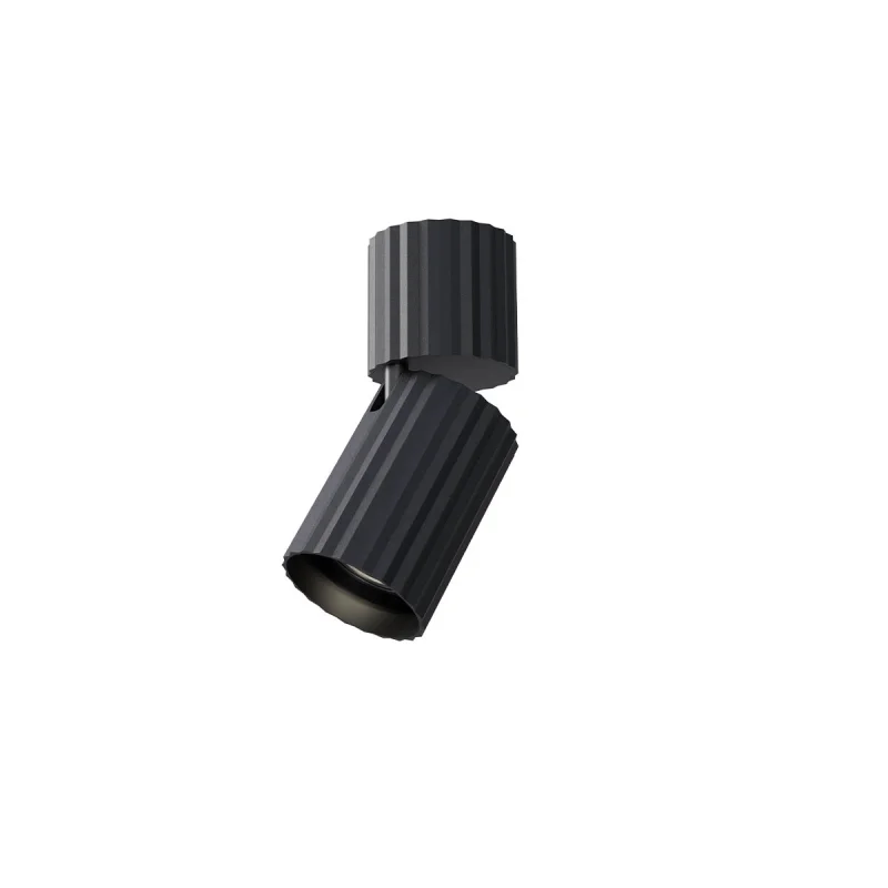 Outdoor Downlights Delphi 01-2557 – REDO downlight for outdoor mounting in matt black, 1X7W, IP20