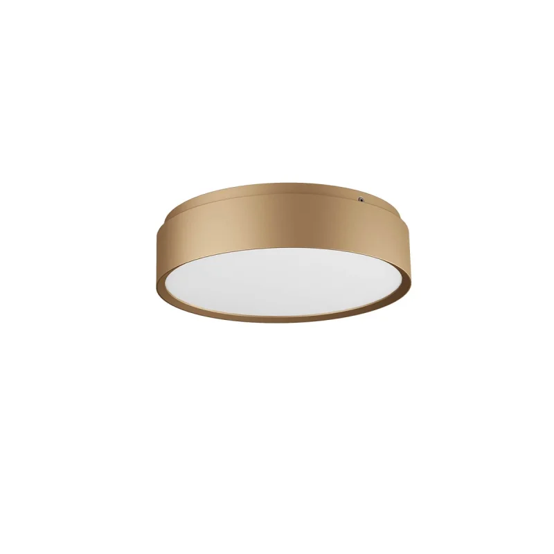 LED Ceiling Lights Yomo 01-2565 – REDO LED ceiling light in matt gold, 29W, 3000K, IP20