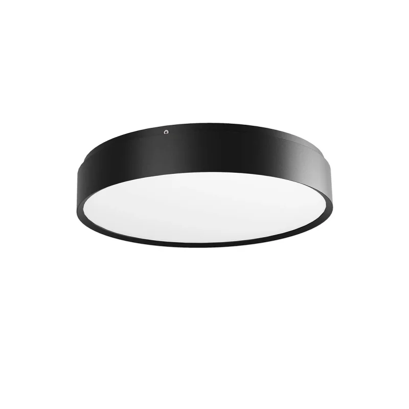 LED Ceiling Lights Yomo 01-2569 – REDO LED ceiling light in matt black, 43,6W, 3000K, IP20