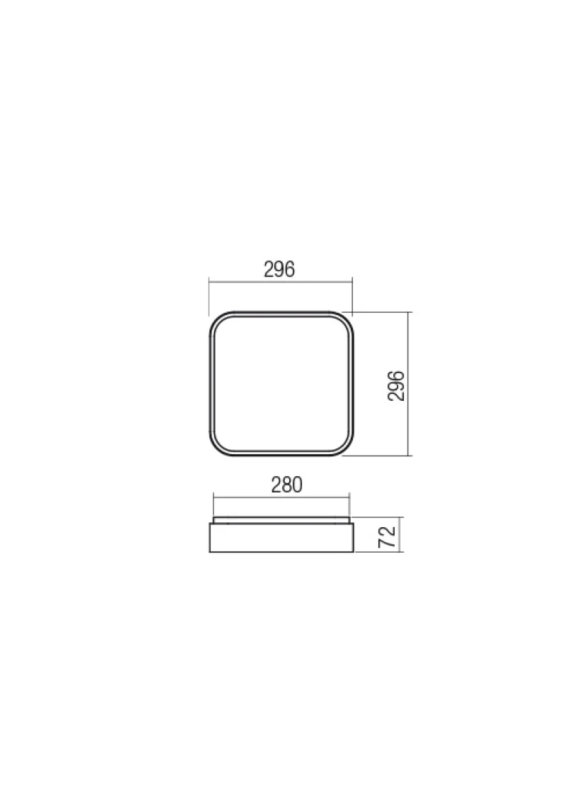 Yomo 01-2574 – REDO LED плафон в матово златист, 32W, 3000K, IP20
