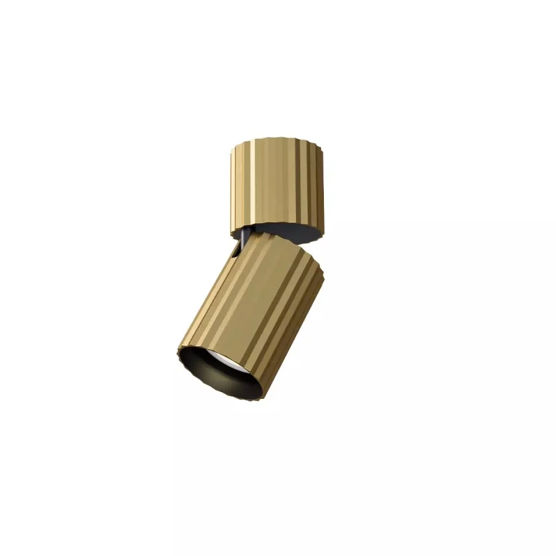 Outdoor Downlights Delphi 01-2586 – REDO downlight for outdoor mounting in matt gold, 1X7W, IP20