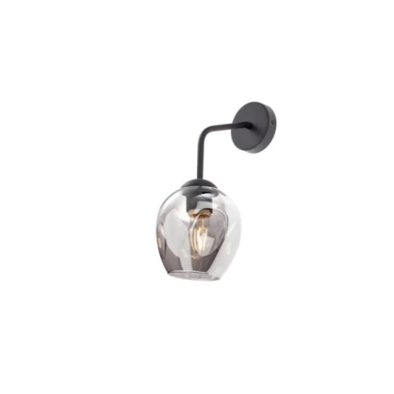 Wall Lights Pierce 01-2618 – Smarter wall light in matt black, 1X42W, IP20
