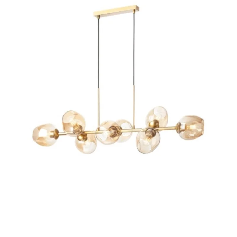 Pendant Lights Pierce 01-2621 – Smarter pendant in matt gold, 8X42W, IP20