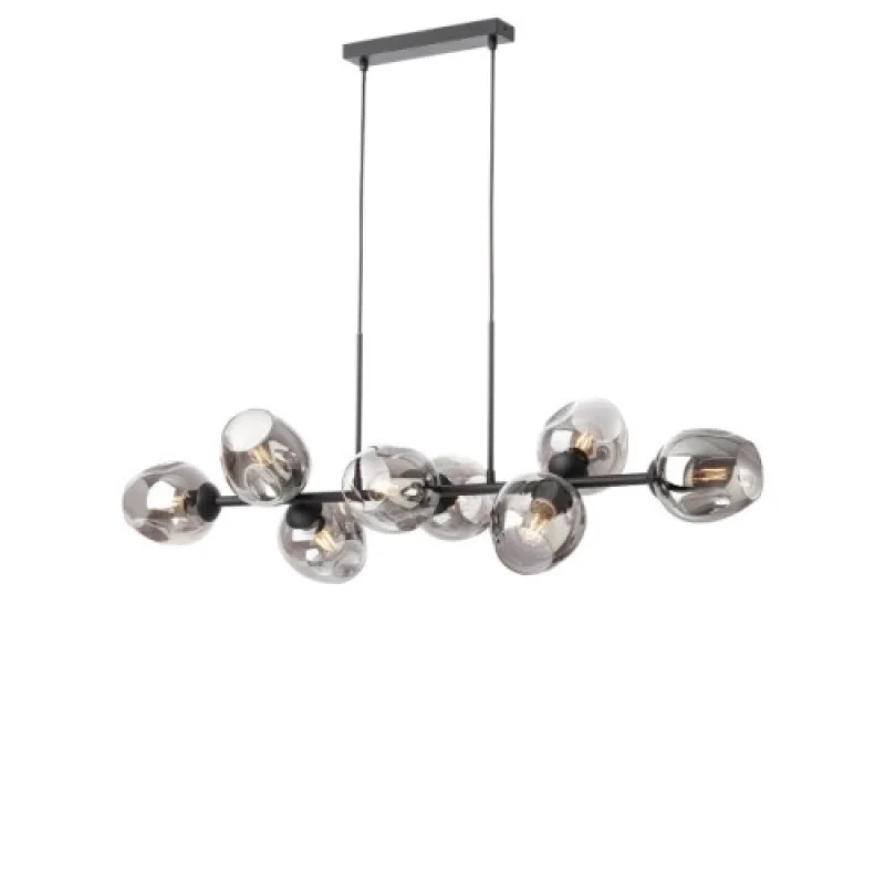 Pendant Lights Pierce 01-2622 – Smarter pendant in matt black, 8X42W, IP20
