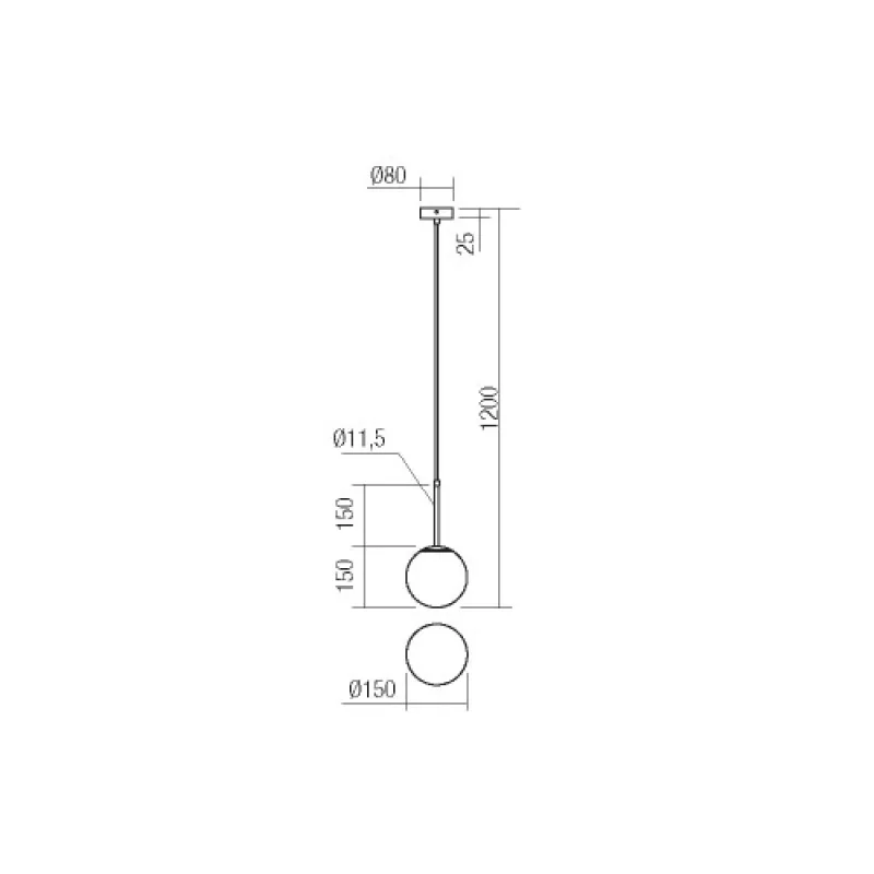 Niva 01-2623 – Smarter pendant in matt gold, 1X28W, IP20