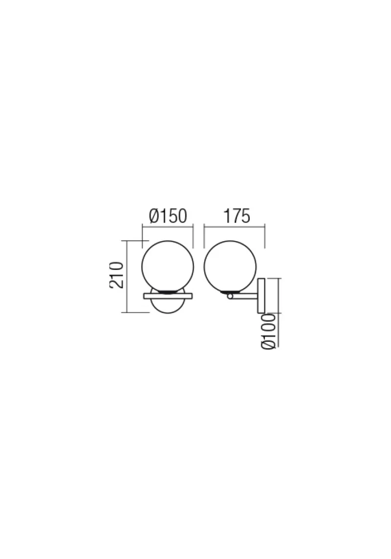 Talis 01-2640 – REDO аплик в бронз, 1X28W, IP20