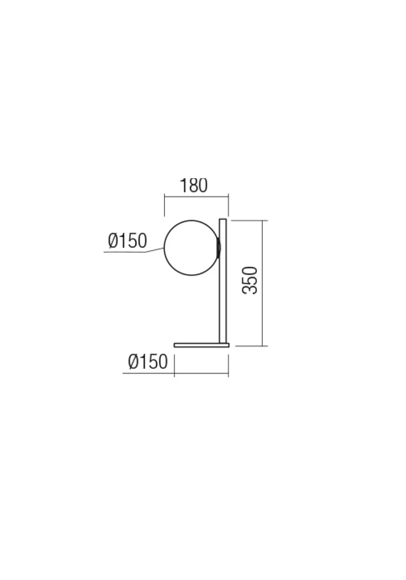 Talis 01-2649 – REDO настолна лампа в бронз, 1x28W, IP20